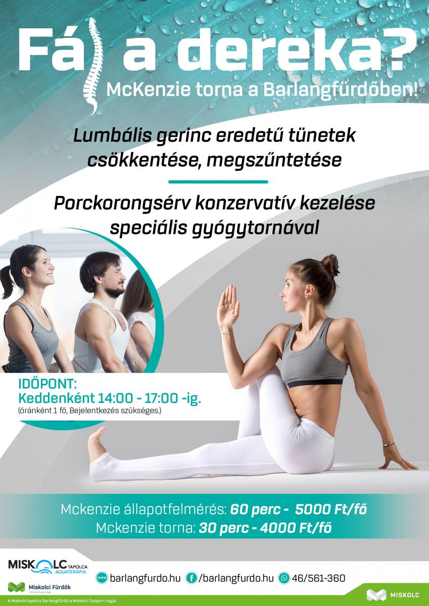 McKenzie torna a Barlangfürdőben, az Aquaterápián!