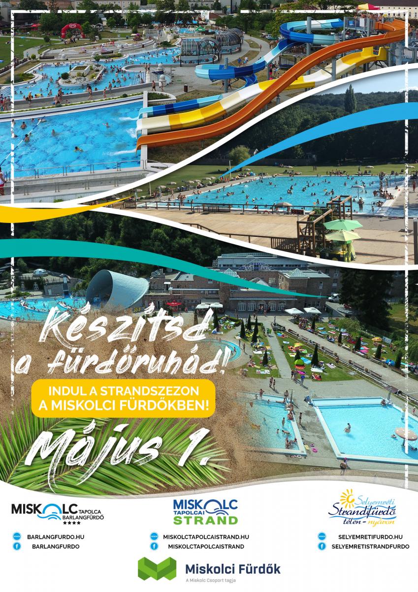 Miskolcon indul a strandszezon