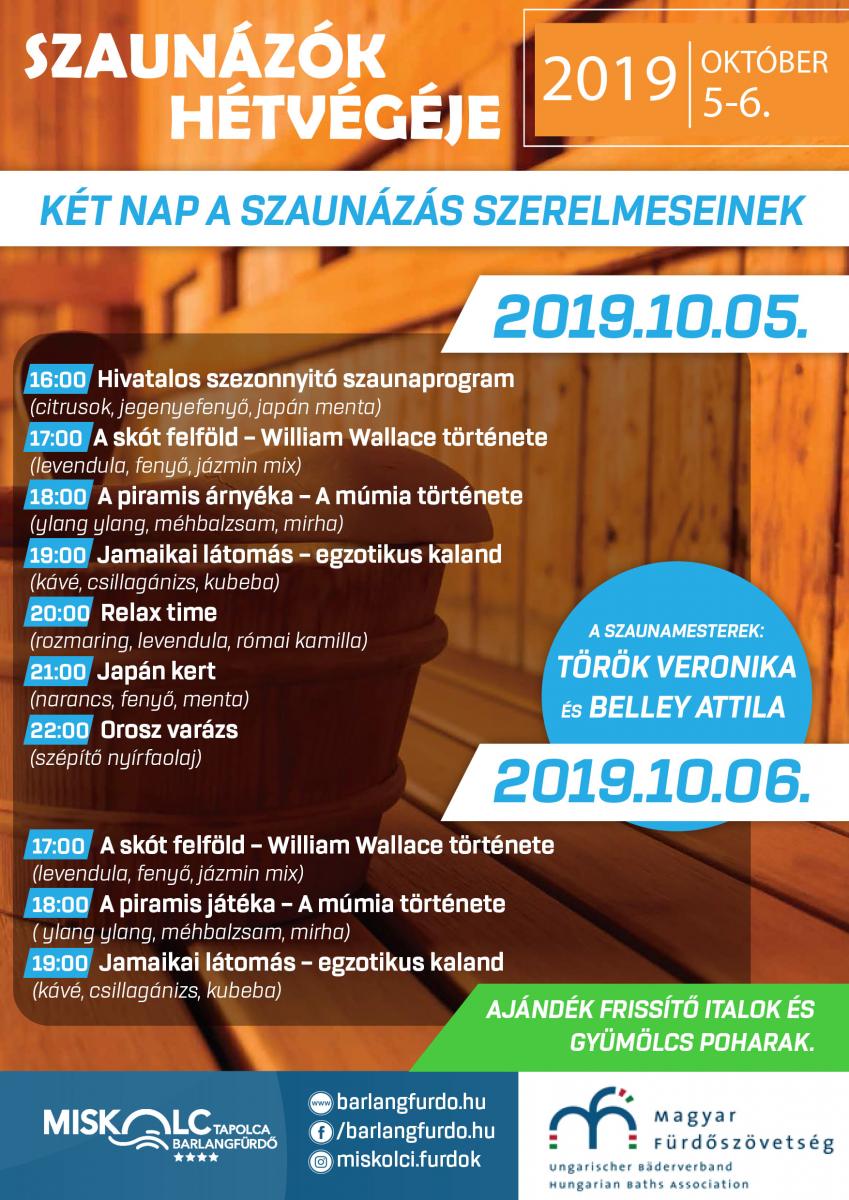 Szaunázók hétvégéje